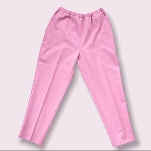 Vintage 80s Levi Strauss Bend Over Pants Dress Stretch Pink Plus Size 16 Pastel